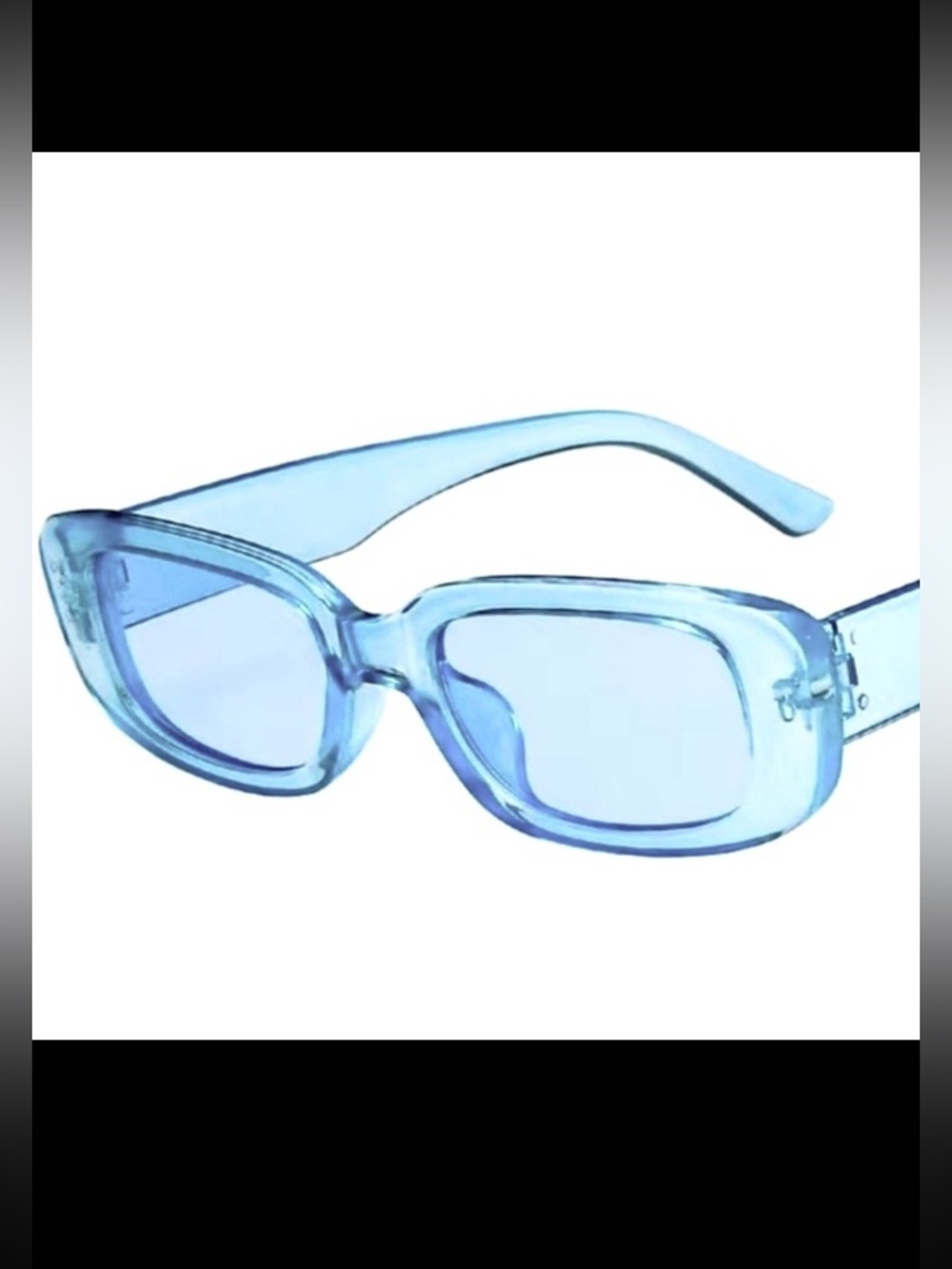 🆕NIP: Retro Blue Frame with Blue Lens Sunglasses